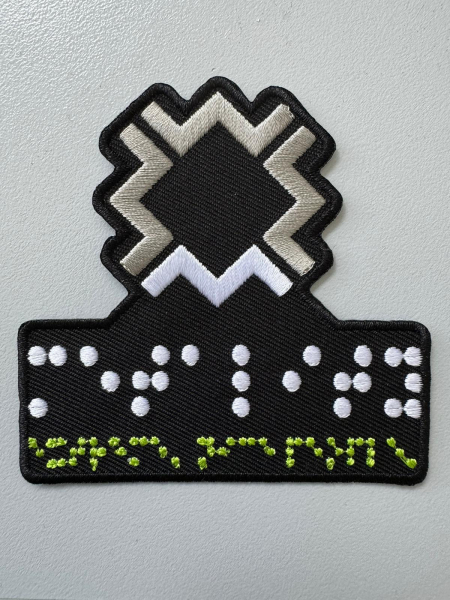 Metality Patch in Braille / Blindenschrift